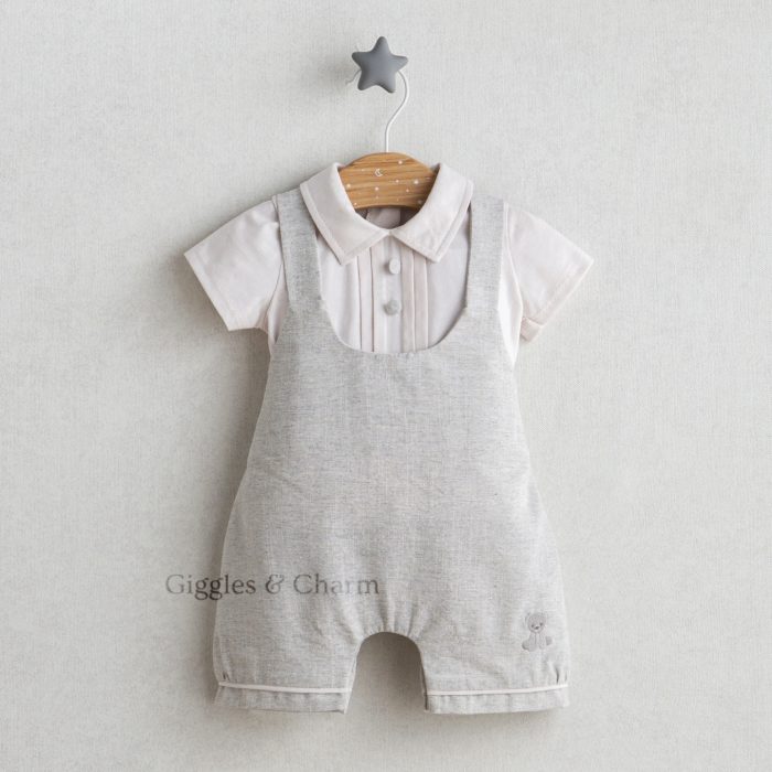2-Piece Bear Shirt & Romper set