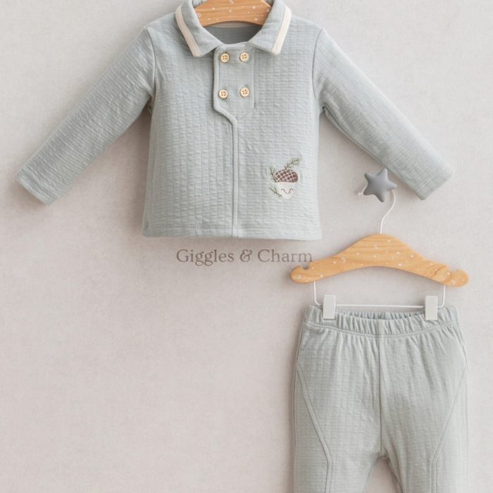 Acorn Quilted Top & Pants set