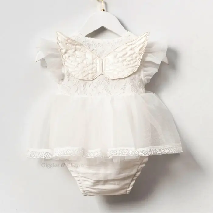 Angel romper with wings