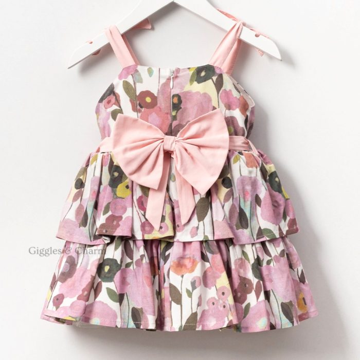 Floral layered dress