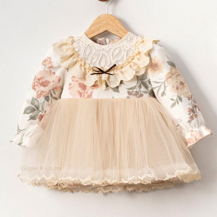 Lace tulle layered dress