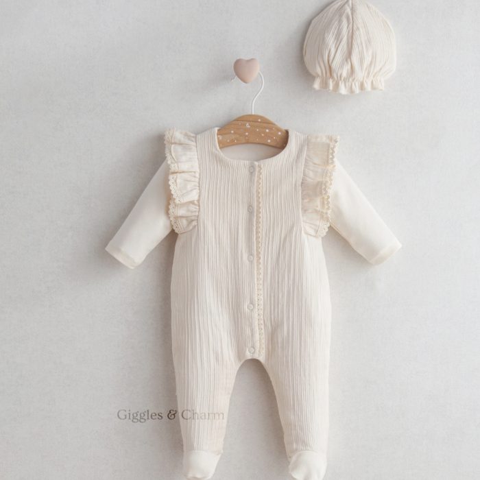 Knit cotton Jumpsuit set