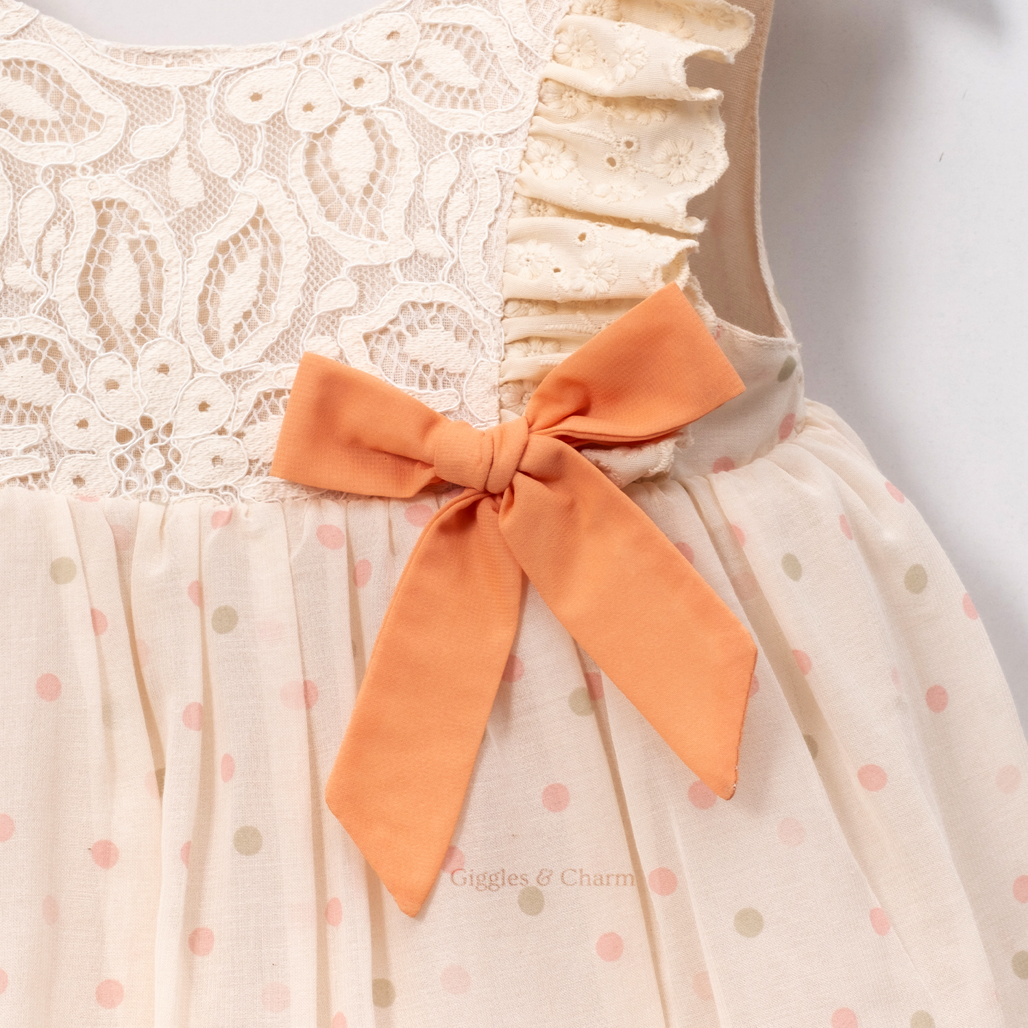 Mini dotted bow dress - Image 2