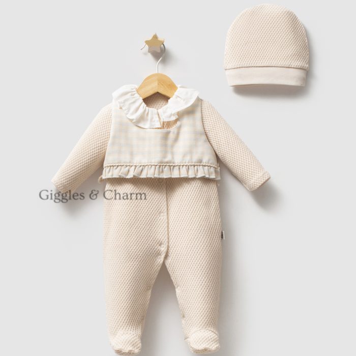 Waffle Knit Jumpsuit set