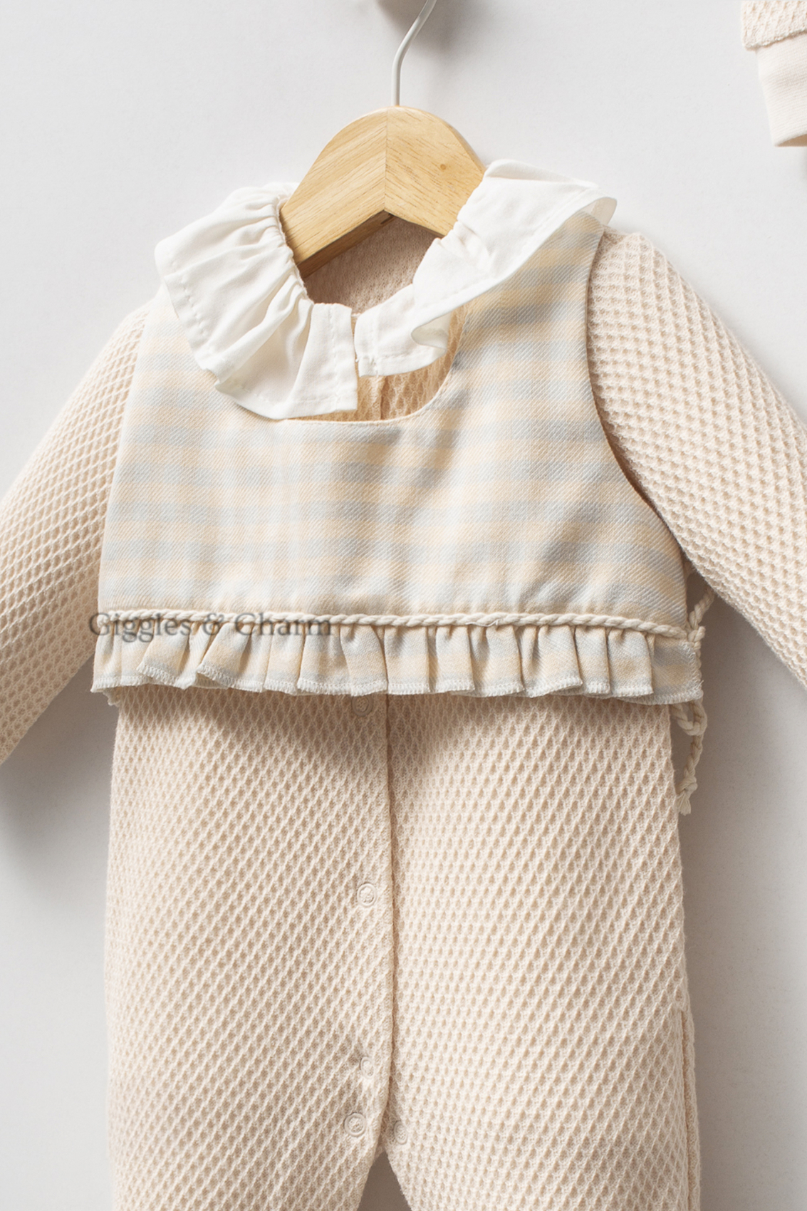 Waffle Knit Jumpsuit set - Image 2