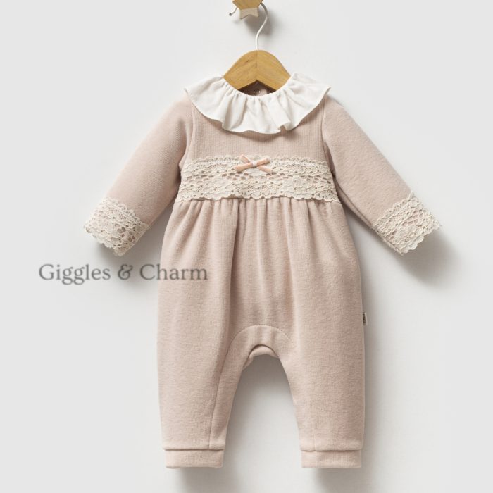 Dusty pink Knit Romper