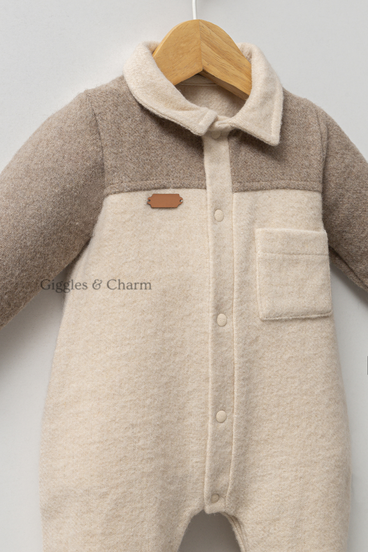Collared knit Jumpsuit - Image 3