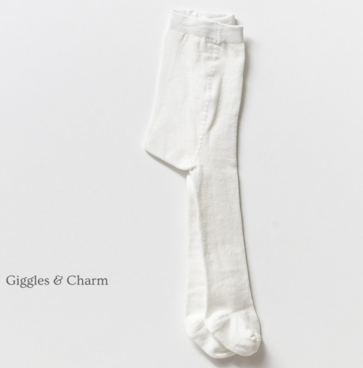 White Knit Tights