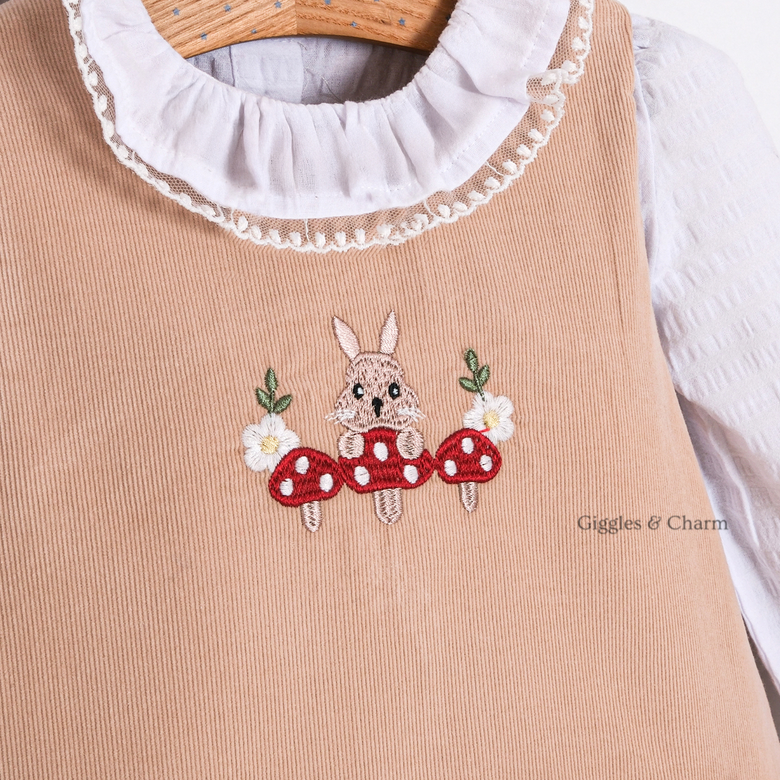 Bunny Corduroy Dress set - Image 4