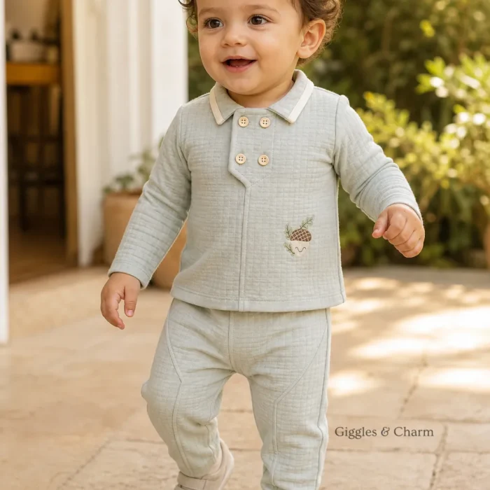 Acorn Quilted Top & Pants set