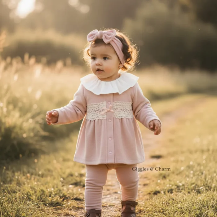 3 Piece Dusty pink Knit set