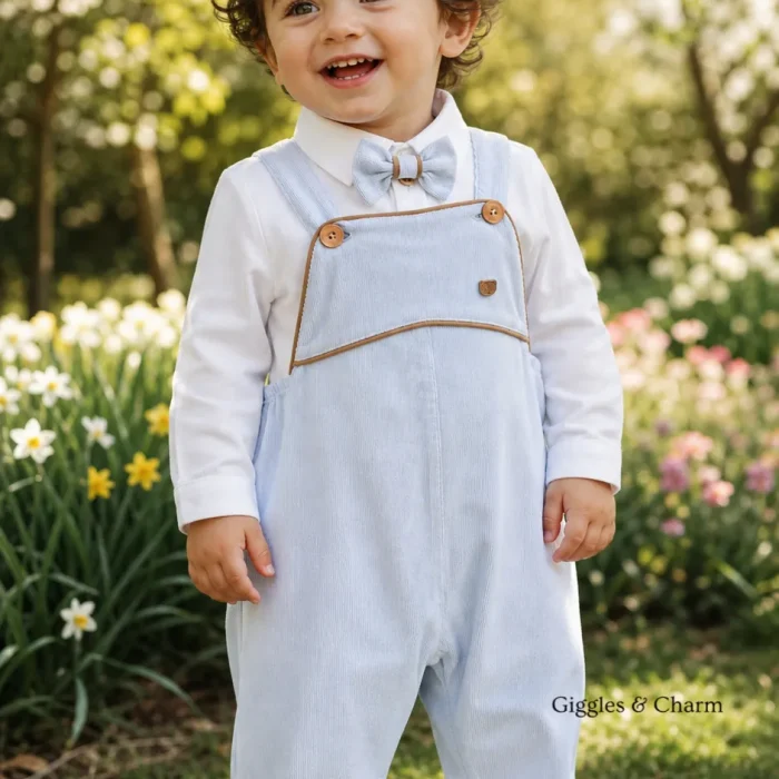Festive Corduroy Overalls set