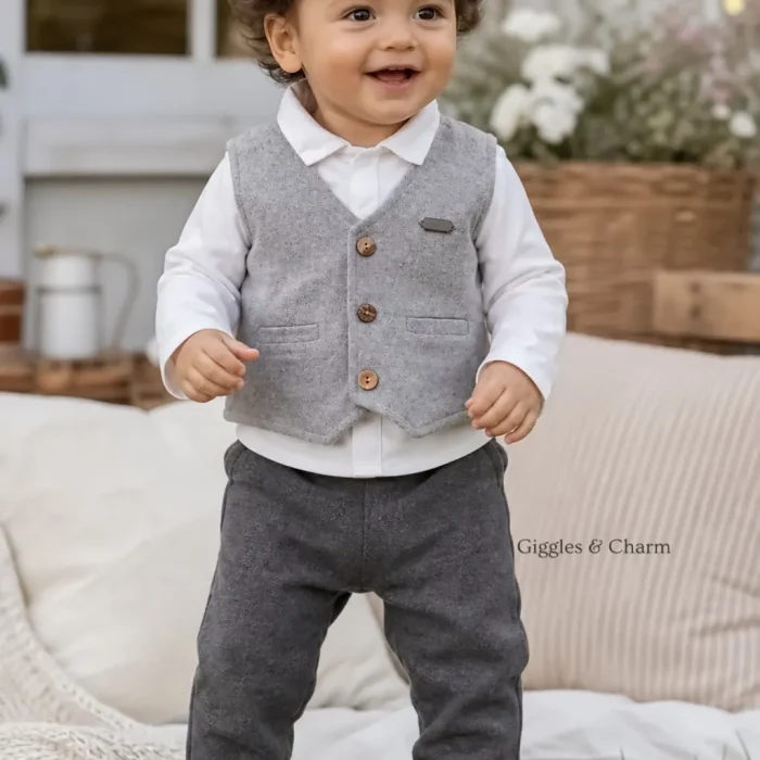Knit Vest Set