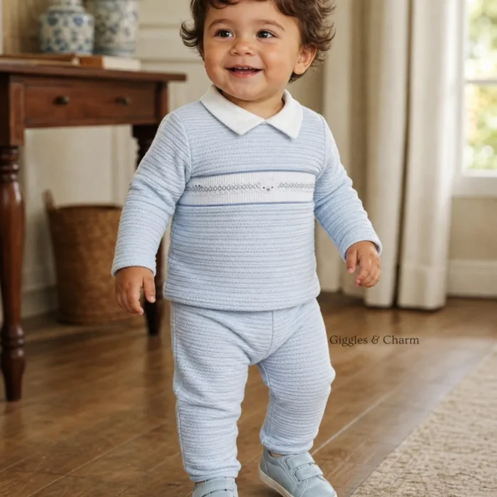 Ribbed knit set