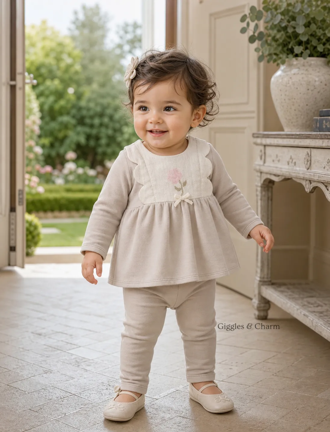 Scallop Tunic set
