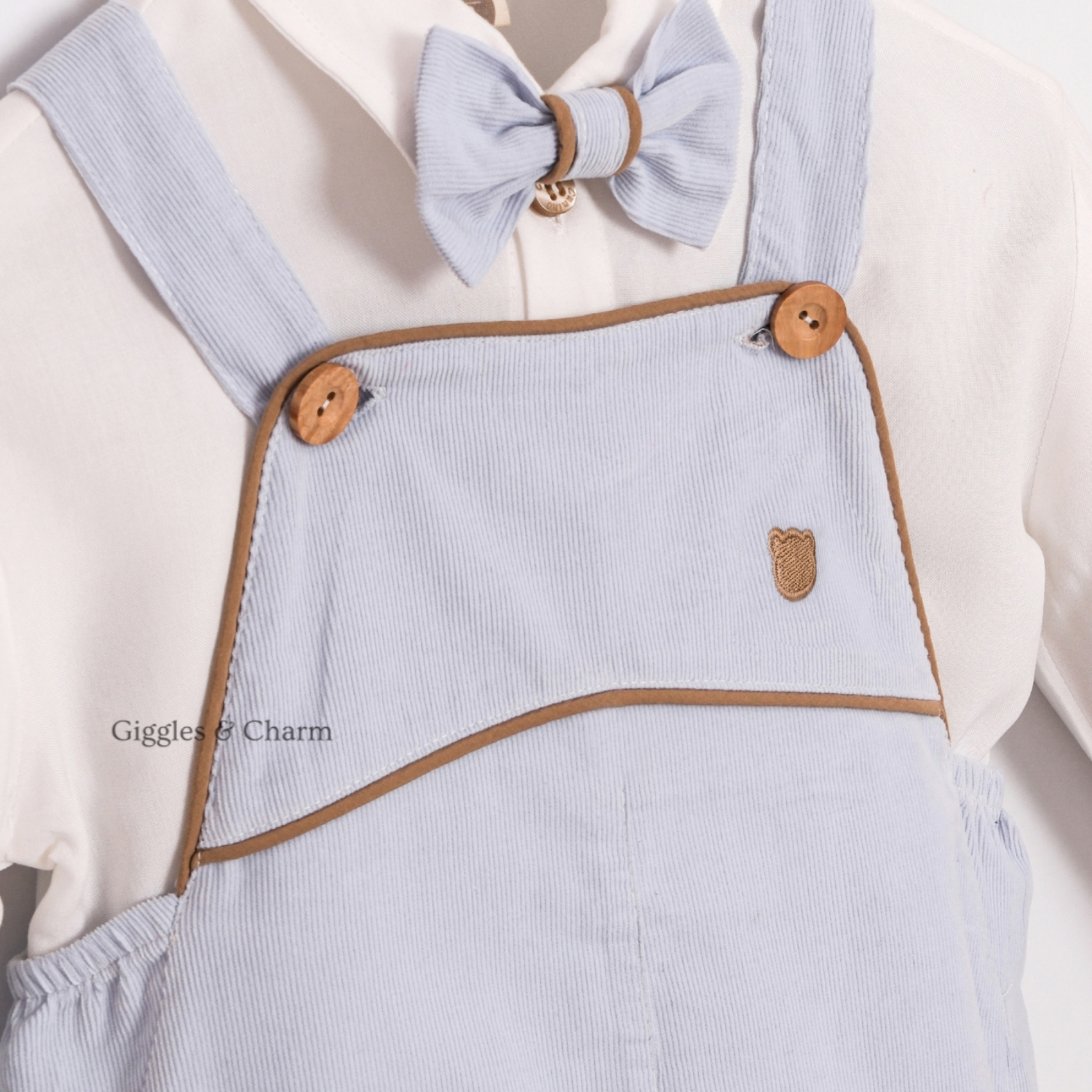 Festive Corduroy Overalls set - Image 3