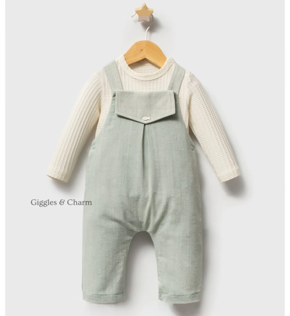 Sage Linen Overalls