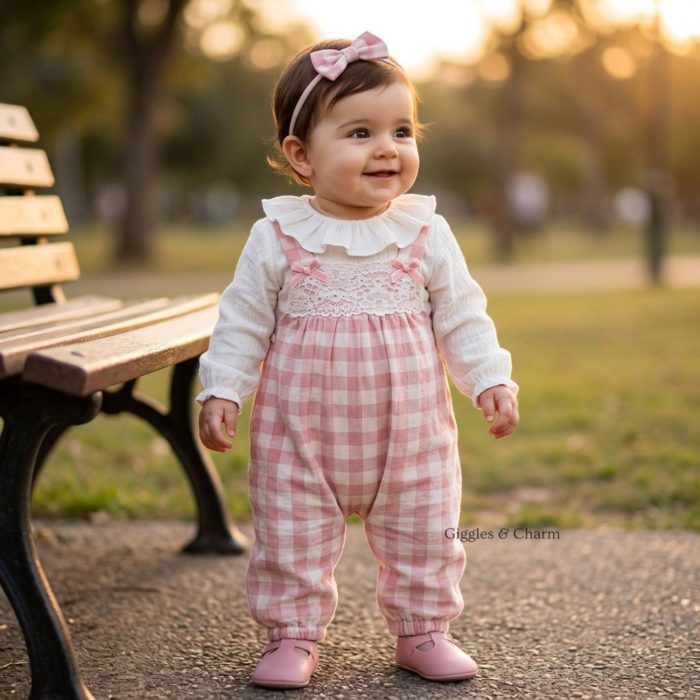 Gingham Romper Jumpsuit