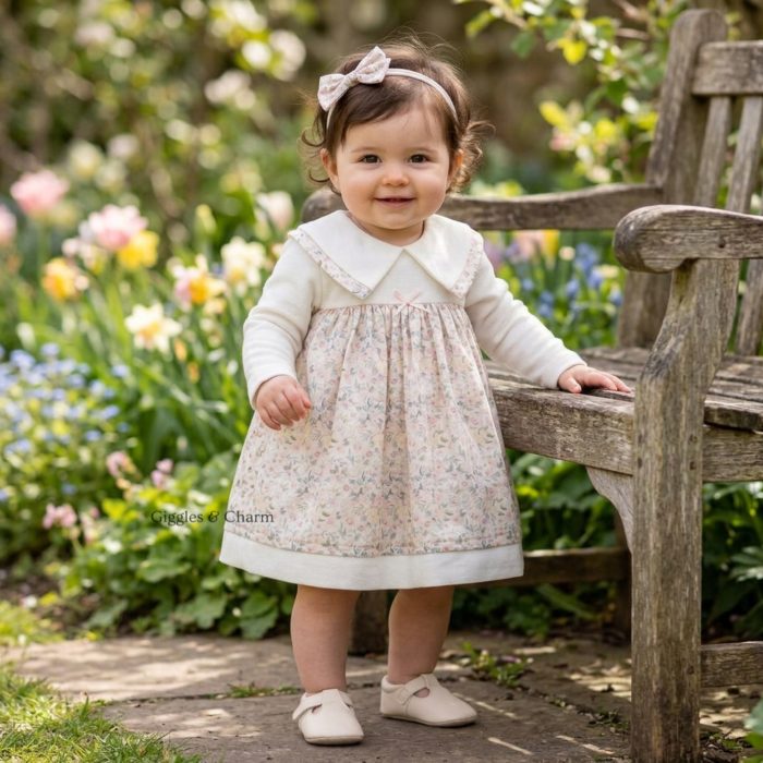 Floral Peter Pan Dress set