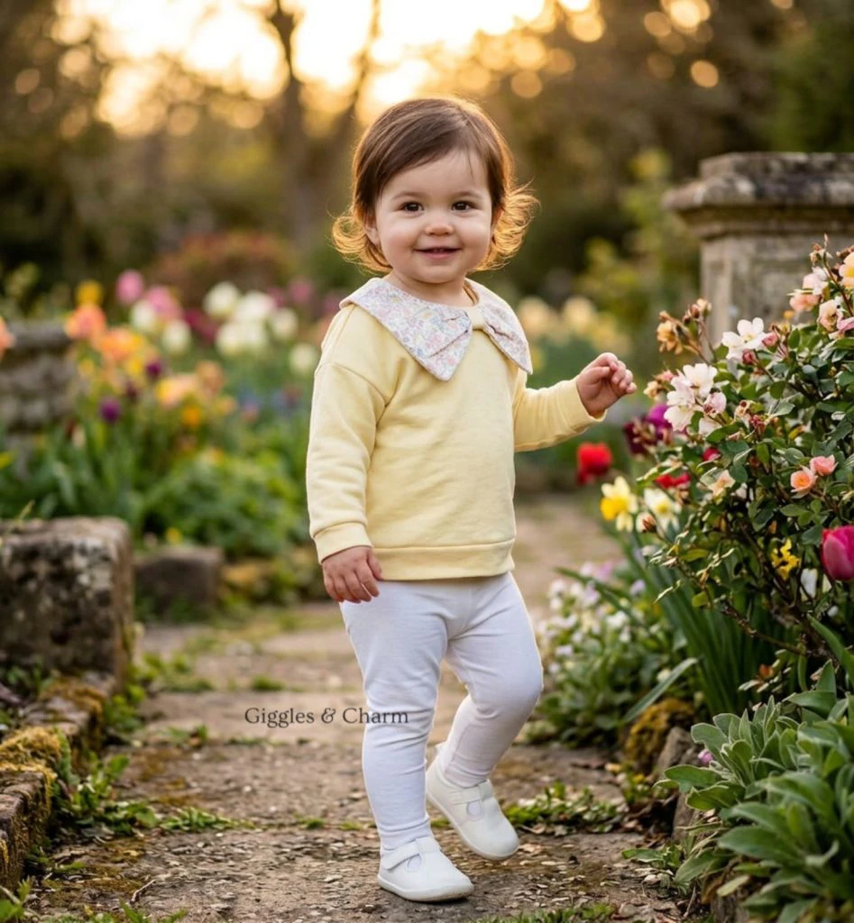 Bow Sweatshirt & Legging Set