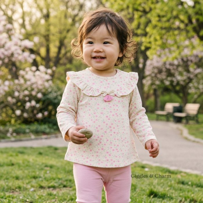 Floral Ruffle Tunic and Leggings