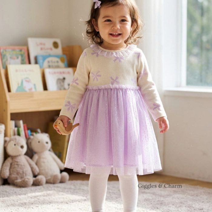 Lilac Tulle Party Dress