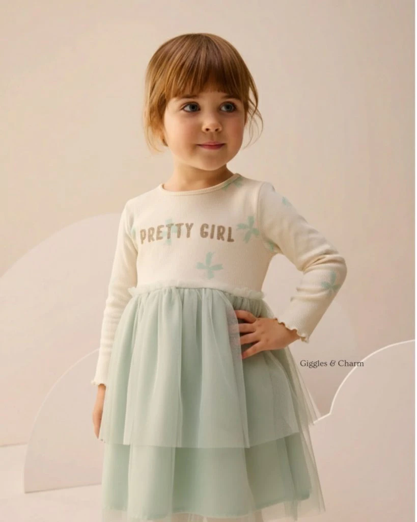 Mint Tulle Skirt Dress