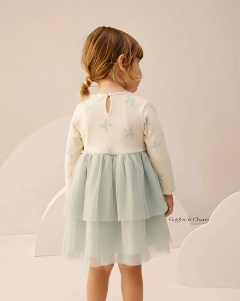 Mint Tulle Skirt Dress