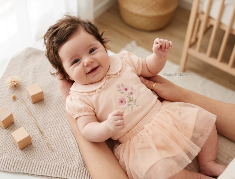 Peach Tutu Outfit Set