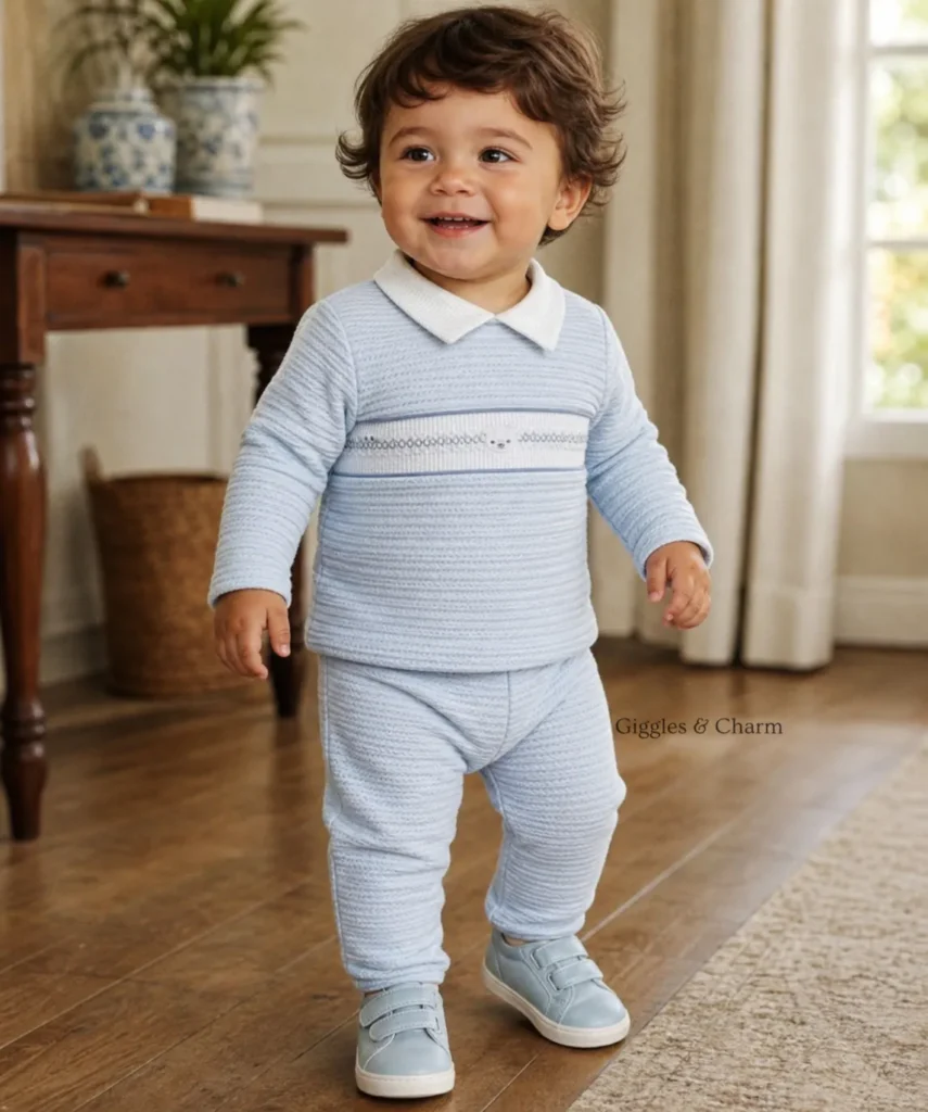 Ribbed knit set