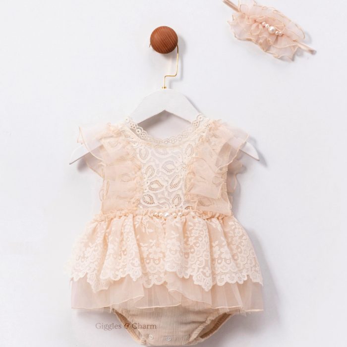 Boho lace design romper