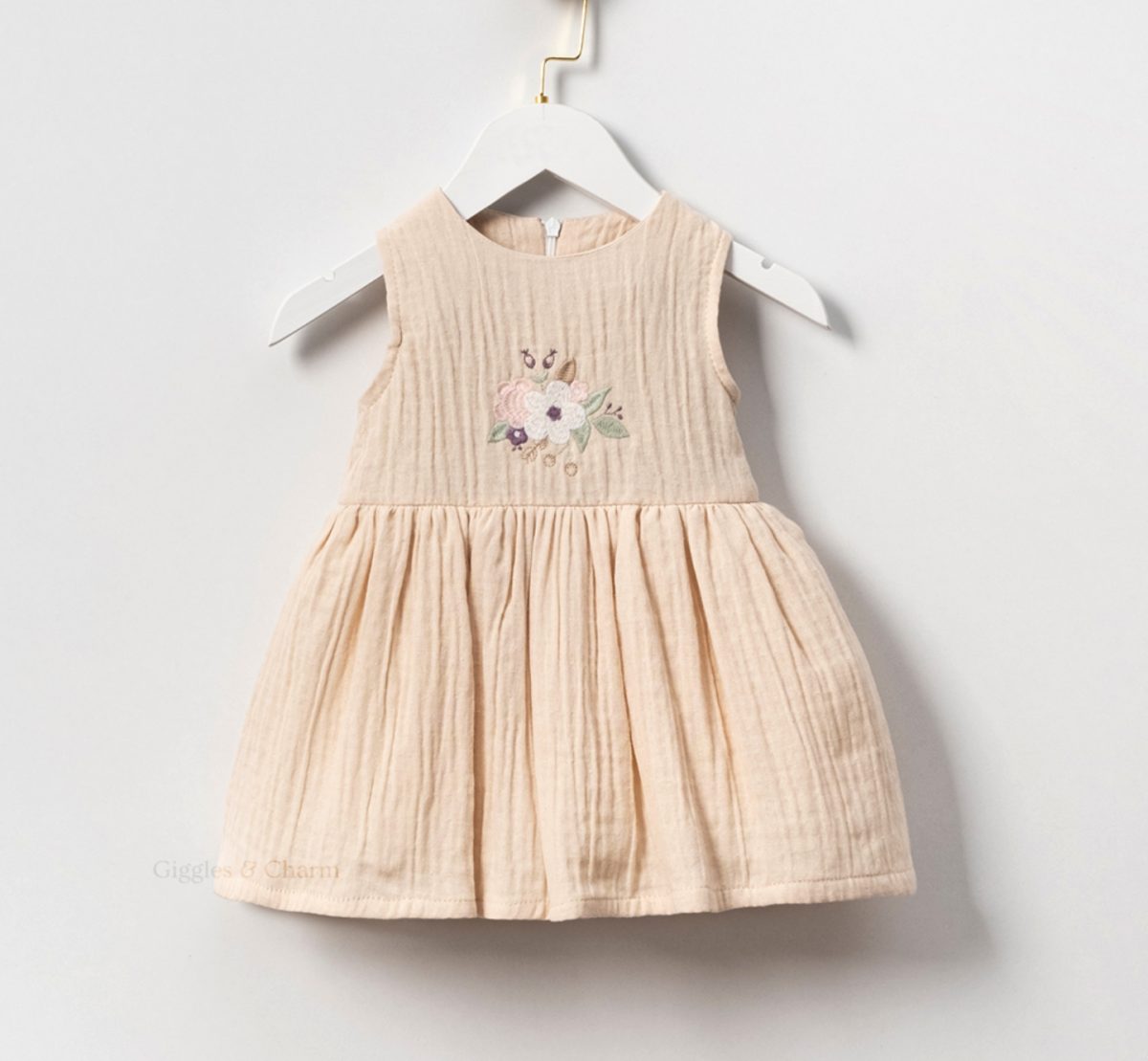 Cardigan and Embroidered dress set - Image 2