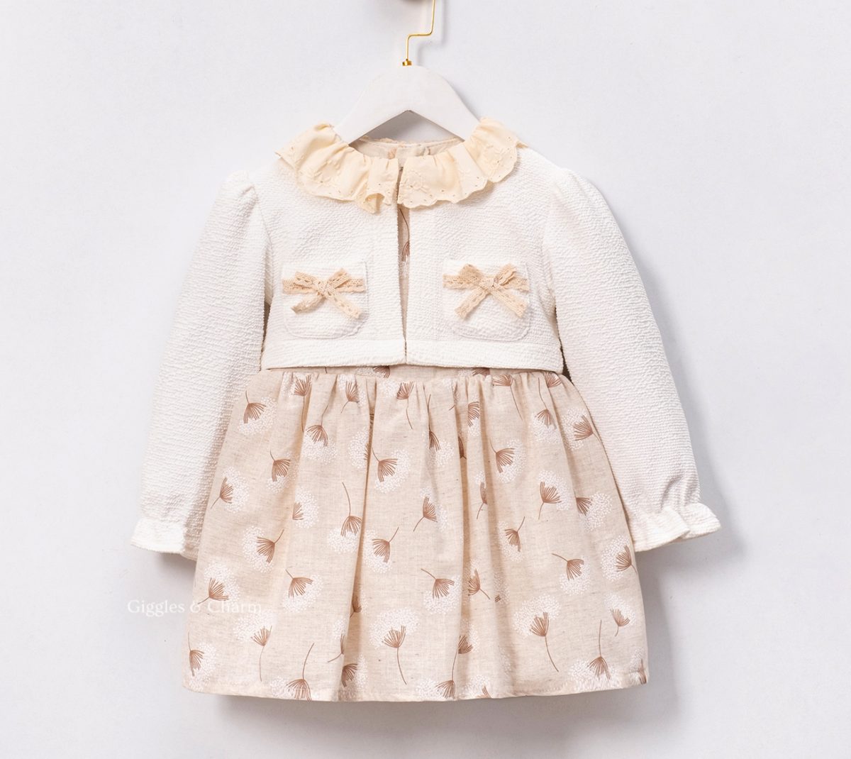Cotton dress with Bollero