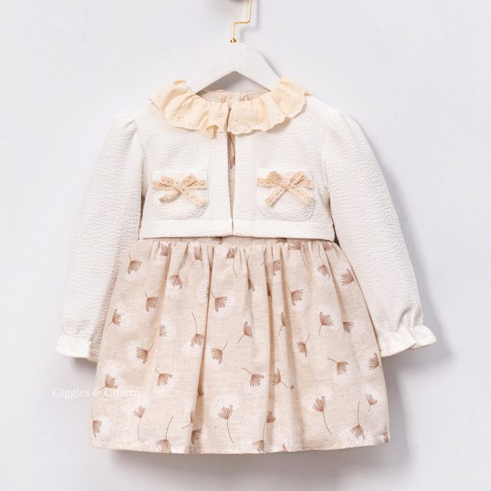 Cotton dress with Bollero
