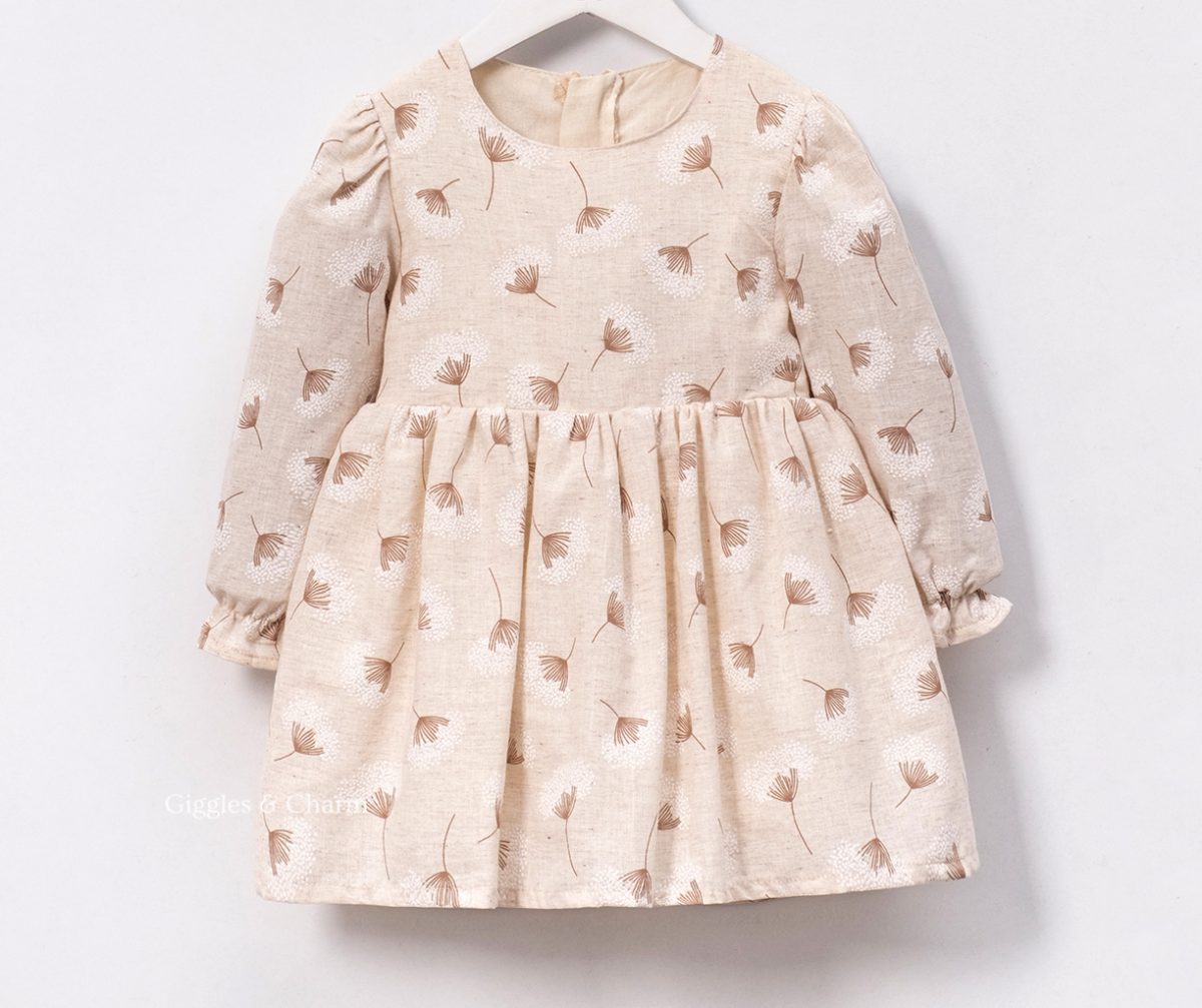 Cotton dress with Bollero - Image 4