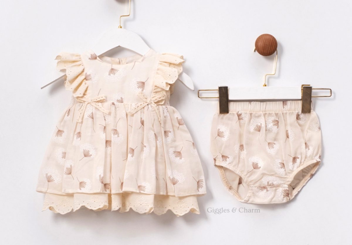 Dandelion print dress set - Image 2