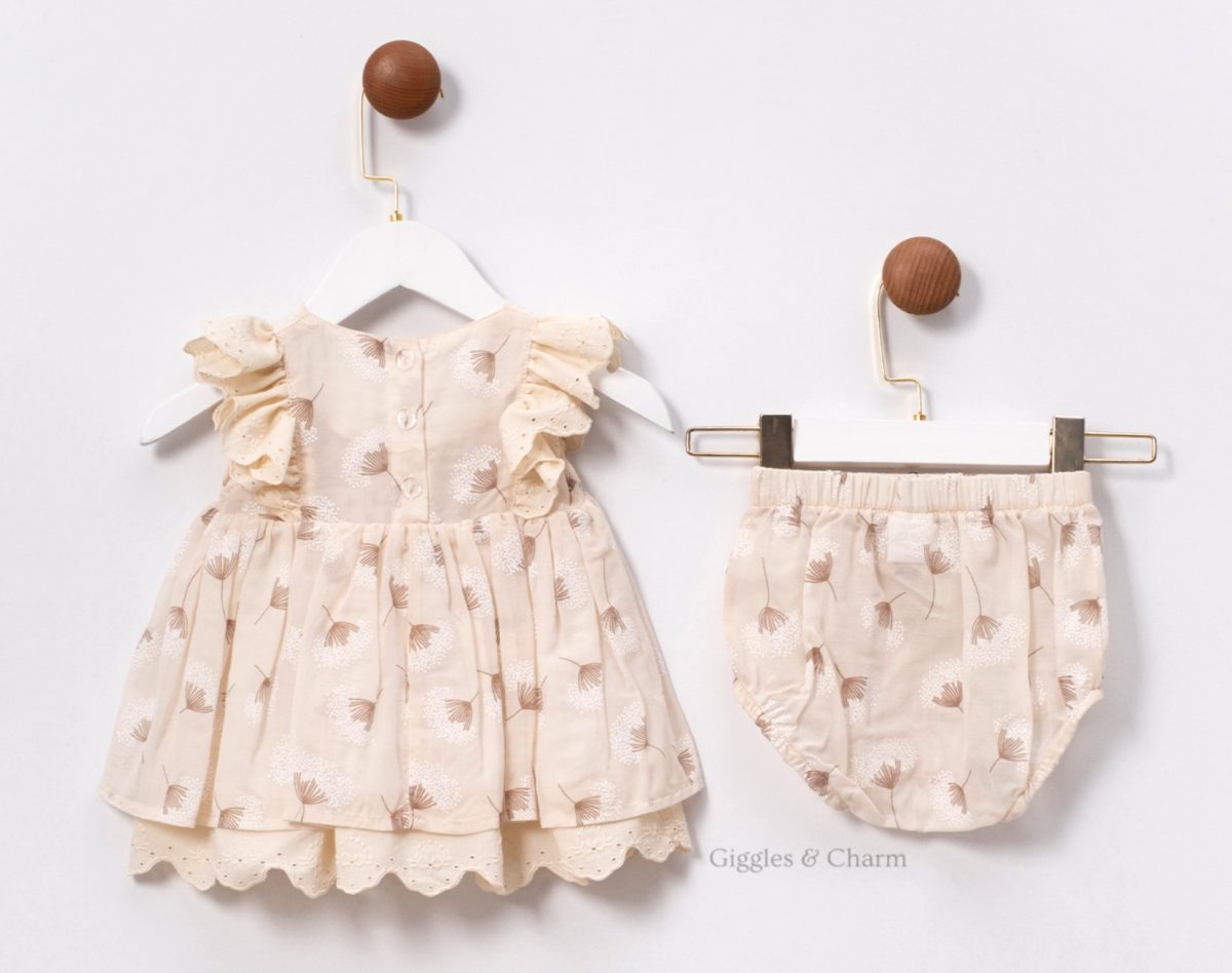 Dandelion print dress set - Image 3