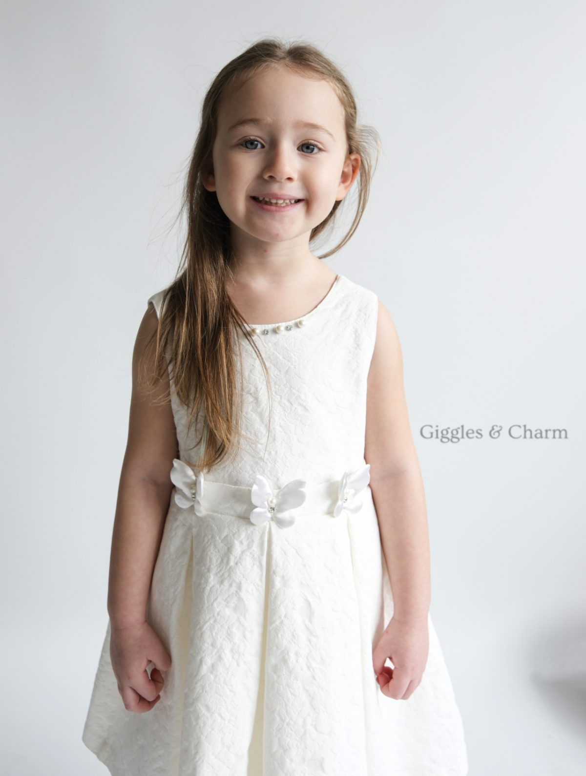Jacquard butterfly design dress - Image 3