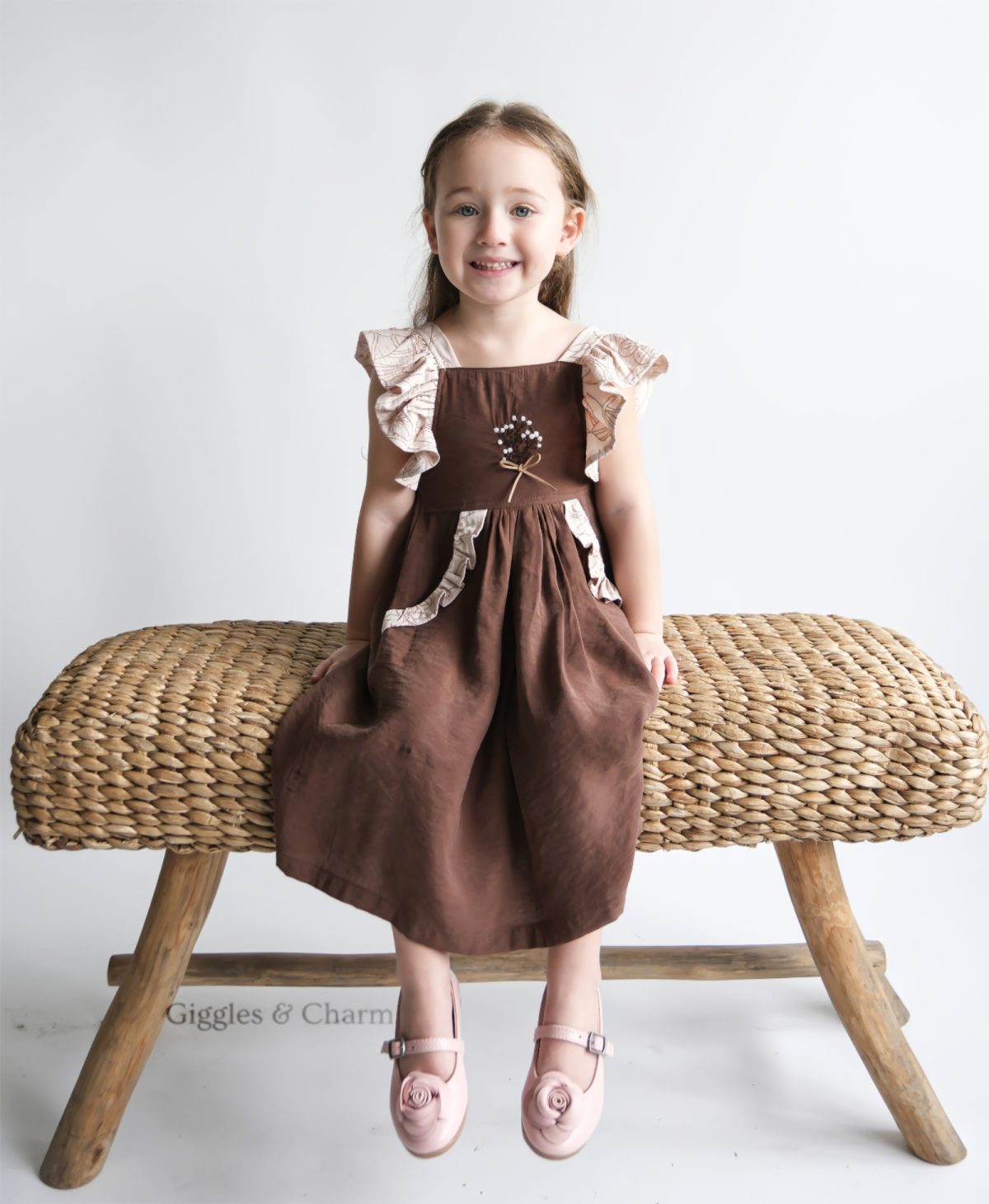 Elegant embroidered dress