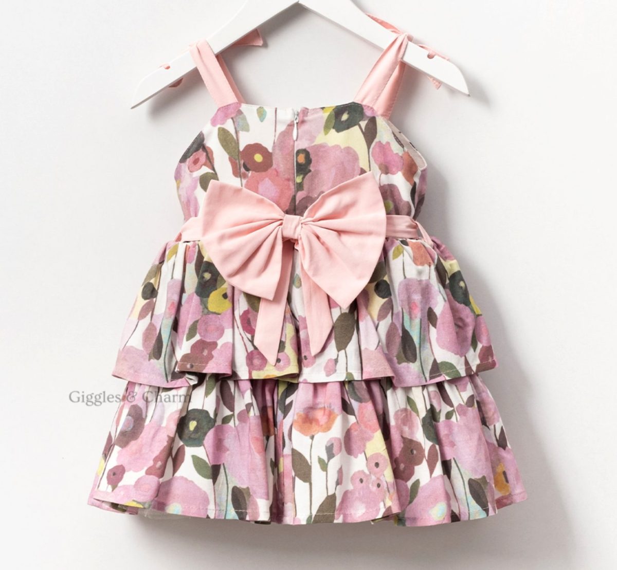 Floral layered dress