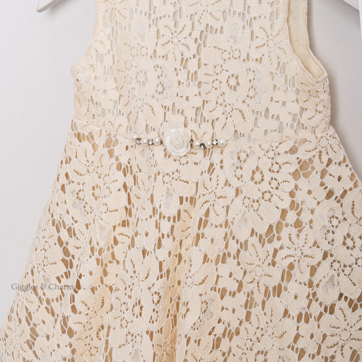 Lace overlay dress - Image 4