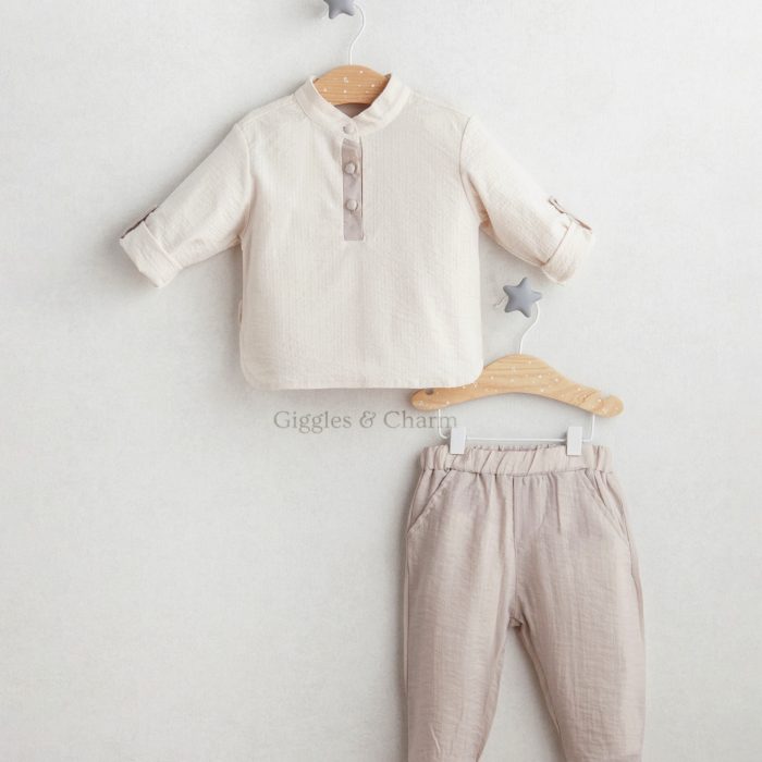 Long sleeve shirt & pants set