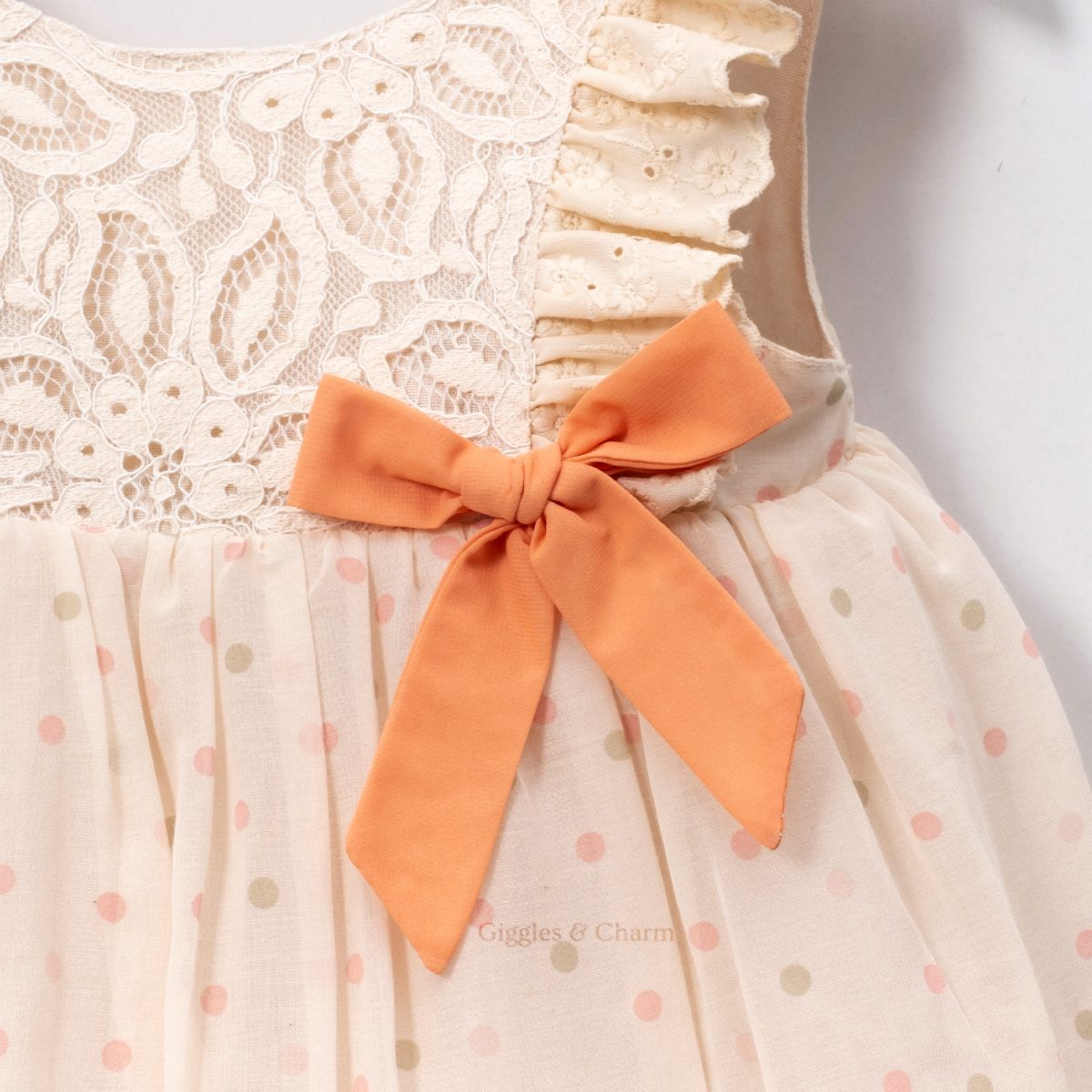 Mini dotted bow dress - Image 2