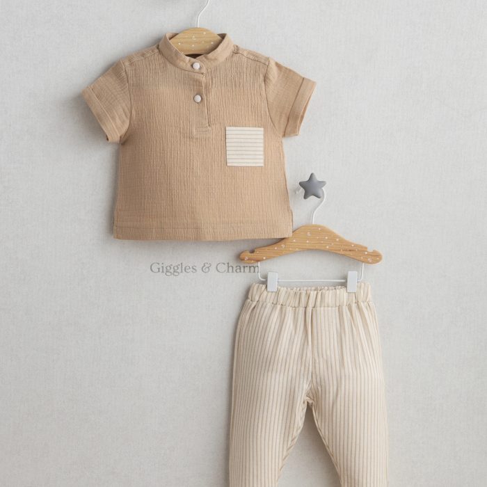 Shirt with pocket & Pants set
