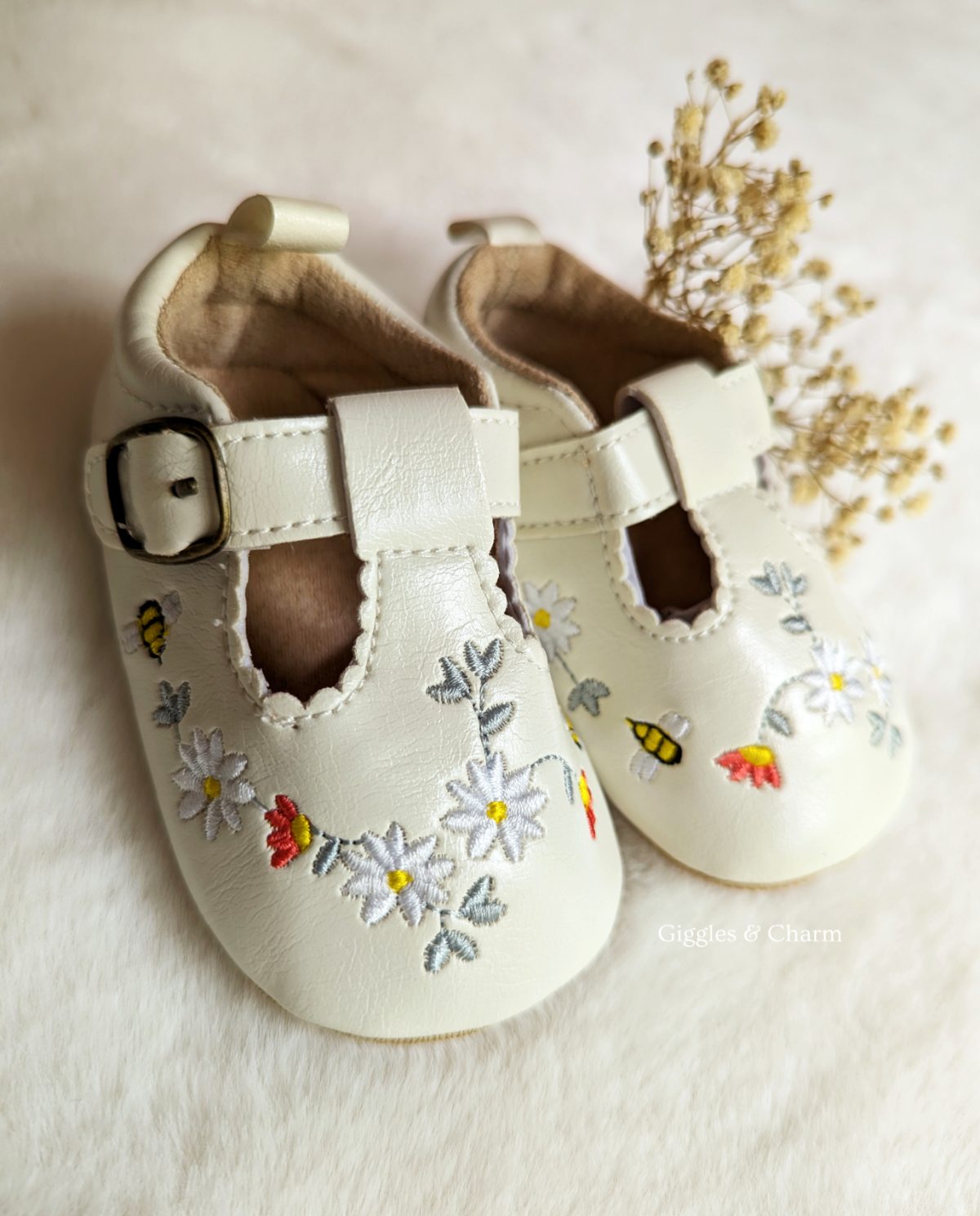 Floral Embroidered shoes